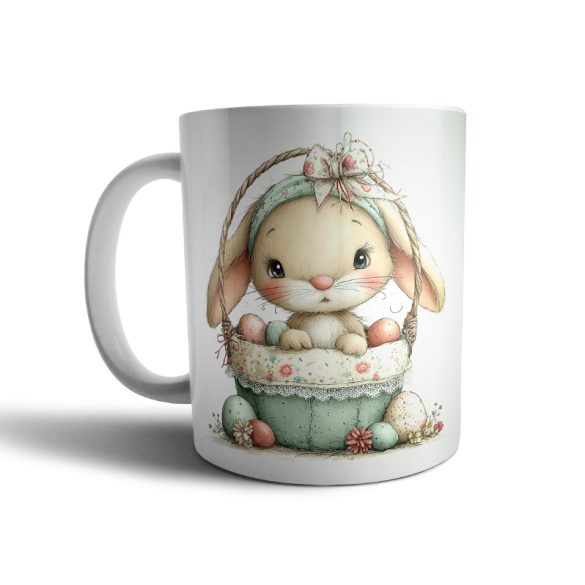 Egyedi bögre Nyuszi Lili névvel