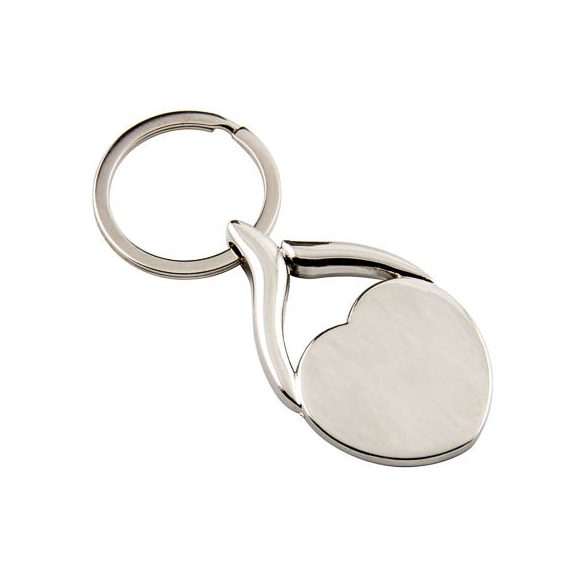 Fém kulcstartó szív alakú Egyedi fényképpel