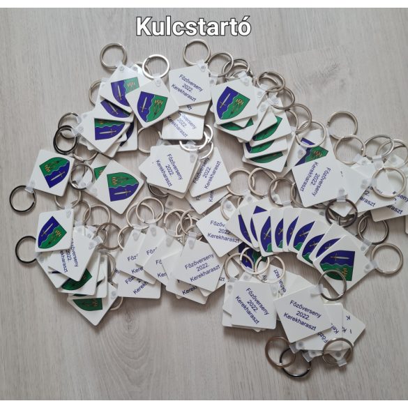 Kulcstartó mind a két oldalán nyomtatható